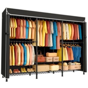 Freestanding Portable Closet System with Shelves