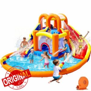 HuaKastro [Upgraded Version] Bounce House Water Slide Combo for Big Kids 8-12
