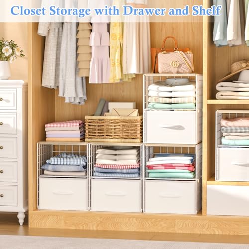 Modular Storage Bins for Bedroom Wardrobe Apartme