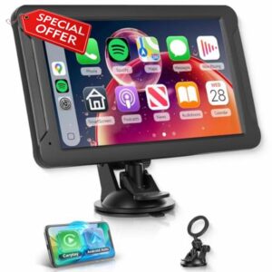 7-Inch HD IPS Portable Carplay Screen for Car
