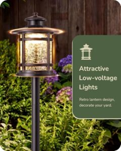 3.4W 155LM 12V 3000K Wired Pathway Lights