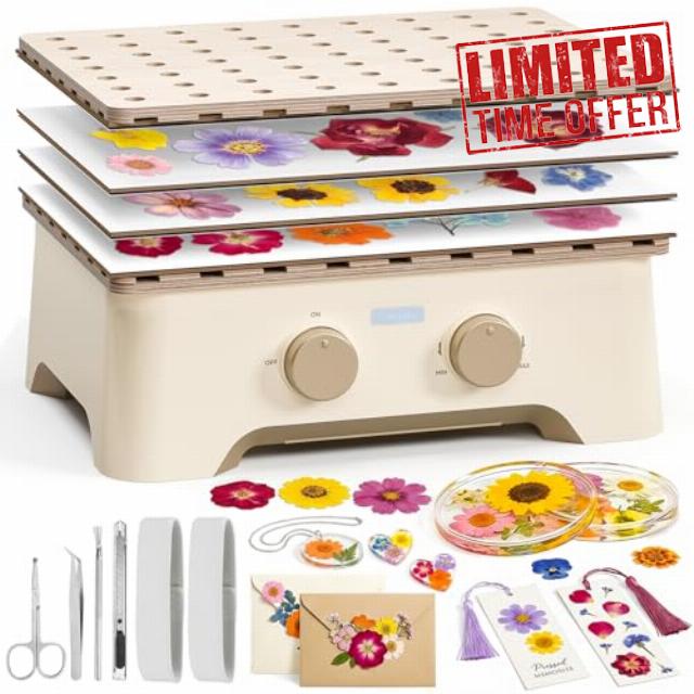 Caydo Electric Flower Press Kit