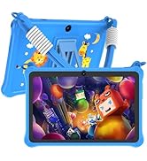 Pritom 7 inch Kids Tablet | Quad Core Android 10.0, 16GB ROM | WiFi,Bluetooth,Dual Camera | Educa...