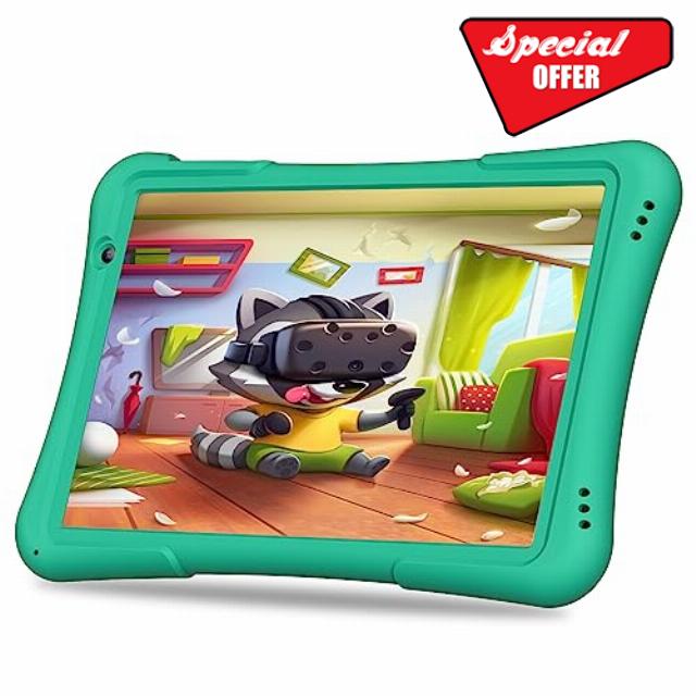 PRITOM 10 inch Kids Tablet Android 14 Tabletas 32GB