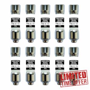 FNQ-R-10A Class CC Time Delay Fuse FNQ-R 10Amp FNQ-R 10 FNQ-R 10A 600Vac Rejection Cartridge Current Limiting Fuses Pack of 1