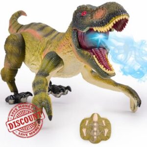 NEXBOX Remote Control Dinosaur Toys for Kids 3-5 5-7 Year Old