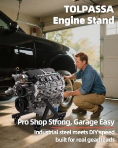 V8 Rolling Engine Stand