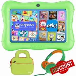 Contixo 7" Kids Learning Tablet Bundle - Headphones
