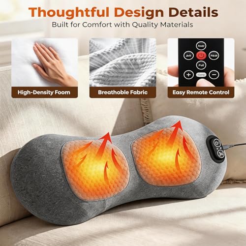 Portable Electric Lumbar Pillow for Home