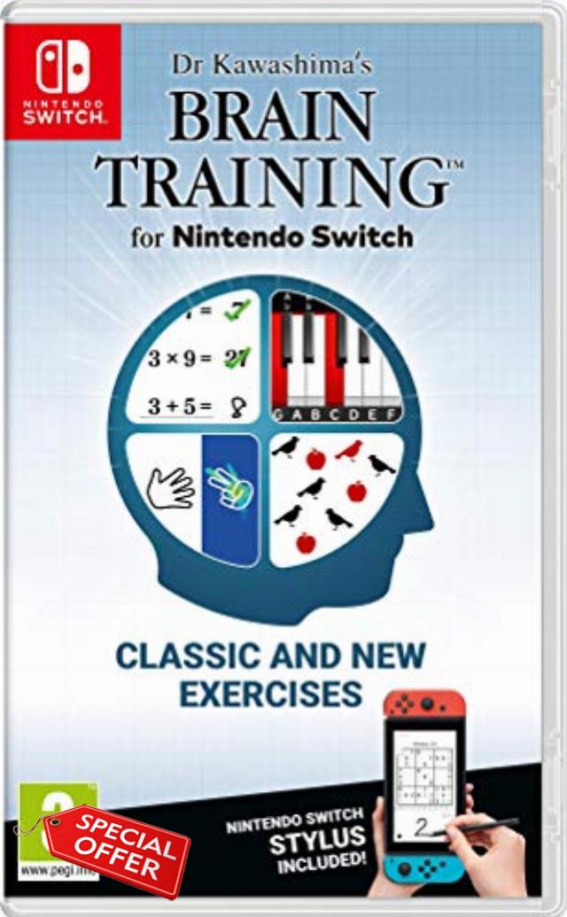 Dr Kawashima's Brain Training (Nintendo Switch) (Renewed)