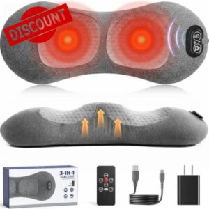 2026 Upgraded 3-in-1 Lumbar Support Pillow with Remote Control