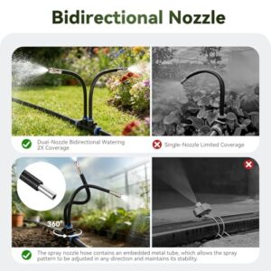 360° Adjustable Garden Watering System with 60 Nozzles