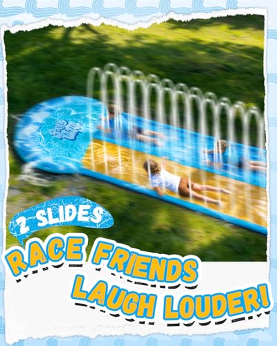 32ft Giant Inflatable Slip n WaterSlide for Heavy Duty