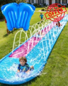 Spring Water 32ft Inflatable Slip and Water Slide for Kids
