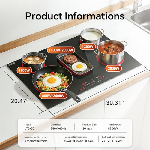 ETL Certified Electric Stove with Touch Control