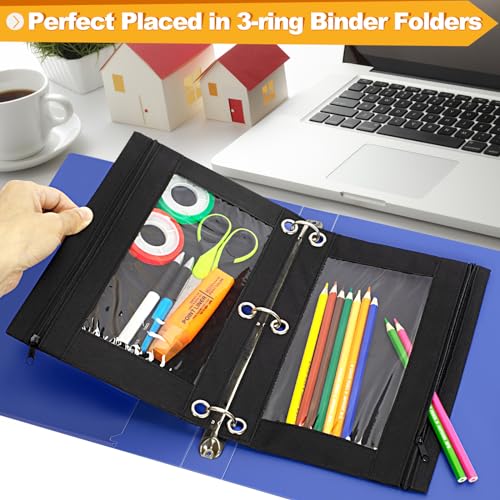 Pencil Pouch for School Office Classroom Supplies (Color of Black)