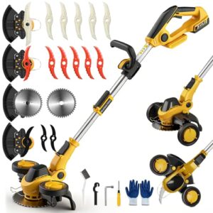 Electric Weed Cordless Eater with 4 Types Blades