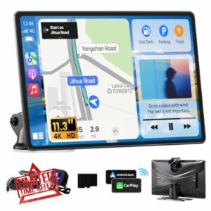 Largest 11.3" Portable Apple Carplay Screen