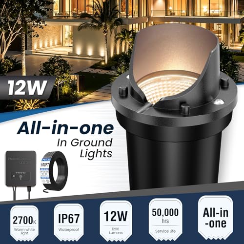 2700K Warm White Pathway Lighting for Yard Garden
