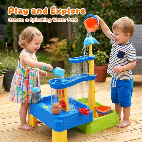 Rain Showers Splash Pond Sensory Sand Playset with Umbrella
