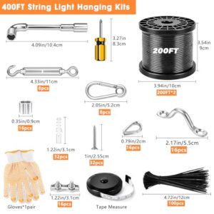 400FT Nylon Coated Stainless Steel 304 Wire Rope