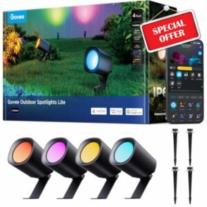 Govee Outdoor Spotlights Lite 4 pack