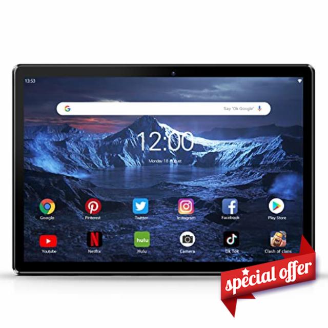 PRITOM 10'' Tablet Android 13 Phone Tablet with SIM Slot