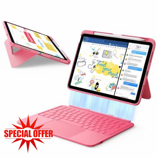ESR iPad 11th (A16) 2025/10th Gen Flex Keyboard Case