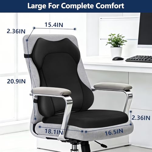 Ergonomic Memory Foam Back Support Pillow