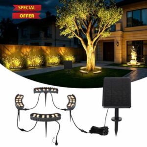 Solar Ring Tree Lights Outdoor