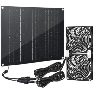 30W Large Solar Fan Exhaust Dual Exhaust Fan