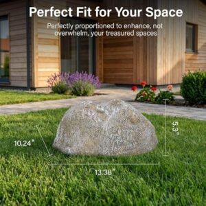 Gray Artificial Landscape Rocks for Sprinkler Valves