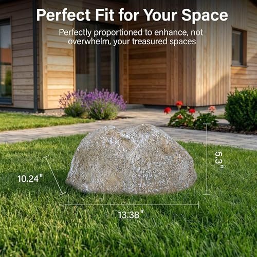 Gray Artificial Landscape Rocks for Sprinkler Valves