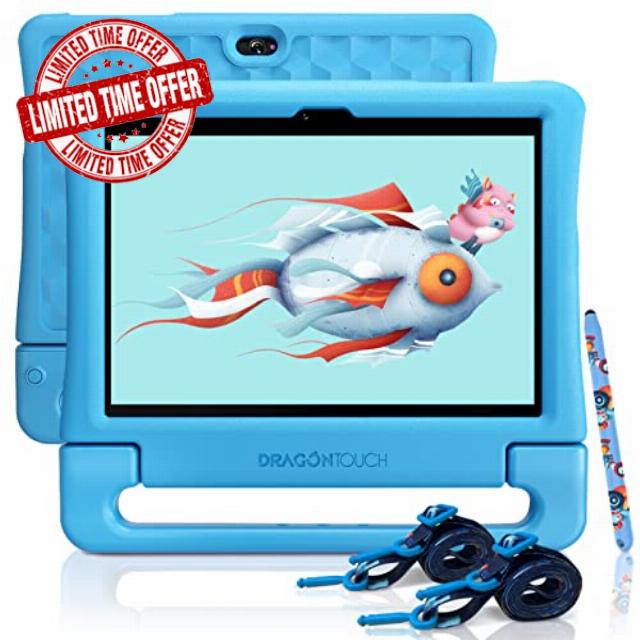 Dragon Touch Kids Tablet 10 inch IPS HD Display Android Tablets with 32GB Storage