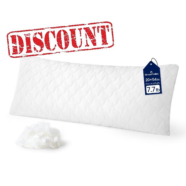 Dream Valley Cooling Body Pillow for Adults
