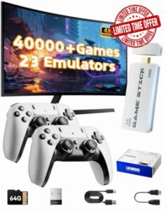 2026 Upgraded Retro Gaming Console Stick Pro