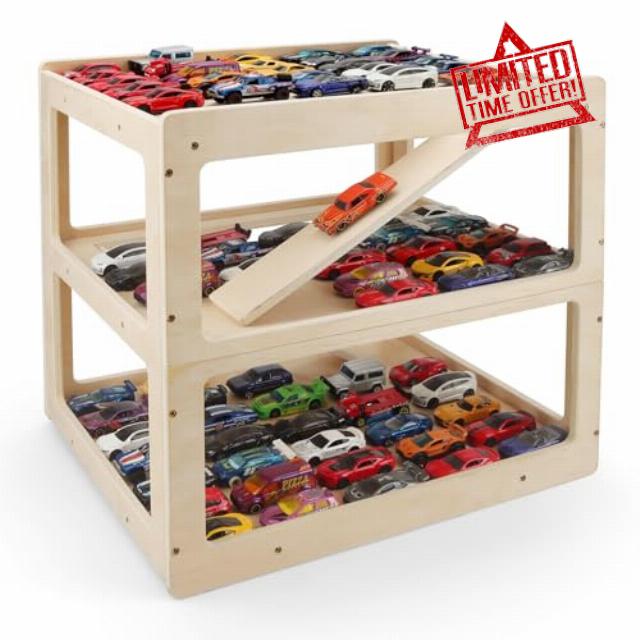 Display Case for Hot Wheels Garage & Matchbox Cars