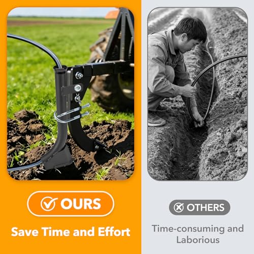Flexible Pipe Laying Tool for 3-Point Subsoiler Trencher
