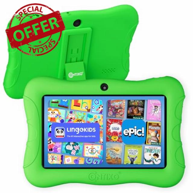 Contixo 7" Kids Tablet - Green - 32GB