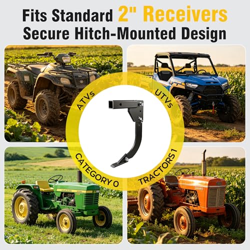 16" Trenching Shank Plow Hitch Mounted Ripper for ATV/UTV Tracto