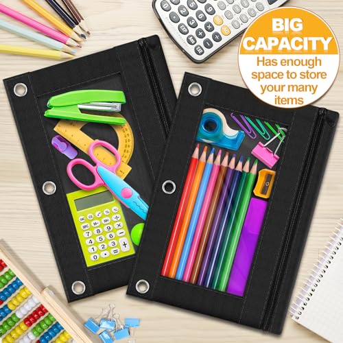 Bulk Pencil Case Pouch with Clear Window