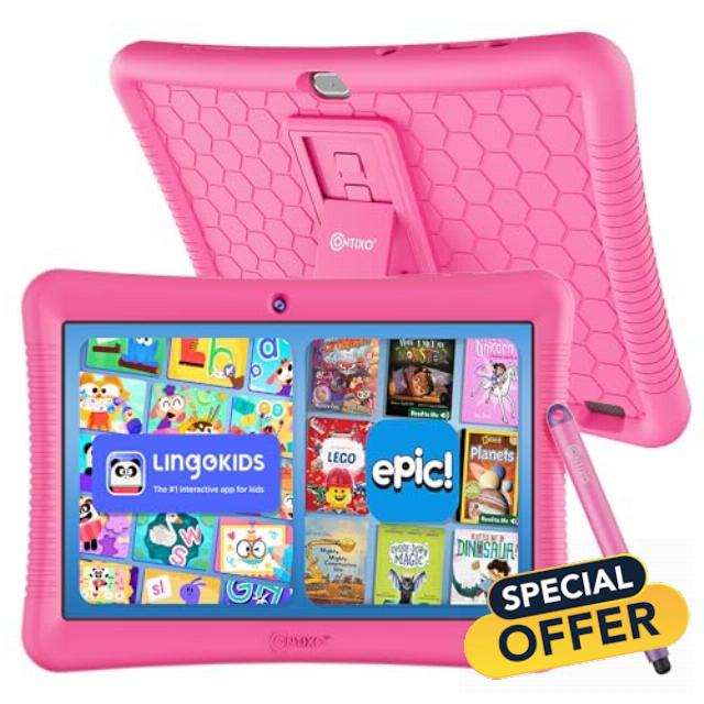 Contixo 10" Android Kids Tablet 32GB - Includes Exclusive Games and Educational Apps
