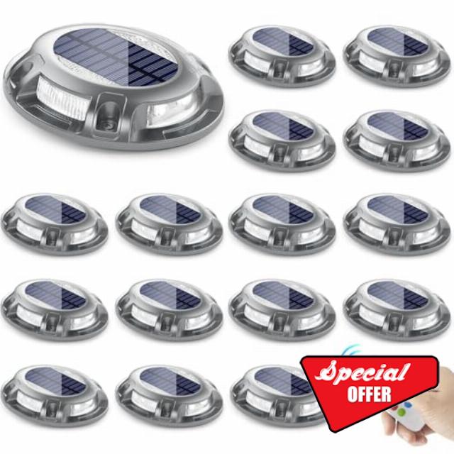 SIEDiNLAR Solar Driveway Light with Remote