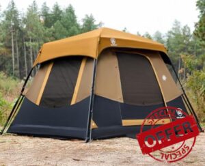 EVER ADVANCED 4 Person Blackout Camping Tent