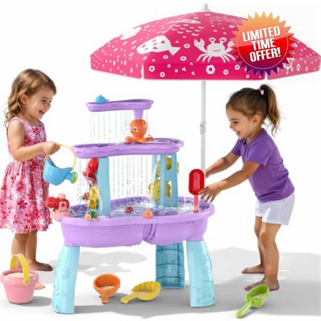 Wee Wonders 3-Tier Water Table for Toddlers