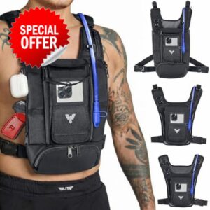Elite Hydra Running Chest Pack w/ Gun Holster