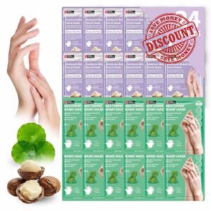 Innerest 24 PK Original Derma Beauty Hand Mask Bulk Moisturizing Korean Hand Gloves for Dry Hands Nail Care Essential