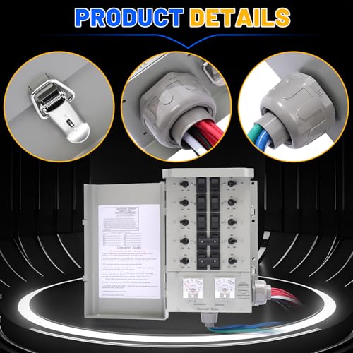 Include Weatherproof Inlet Box and 10 Foot Power Cord