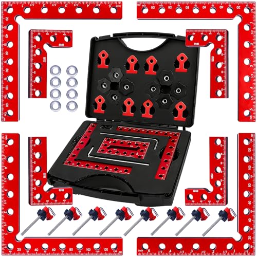 8PCS 90 Degree Right Angle Clamps with Storage Box
