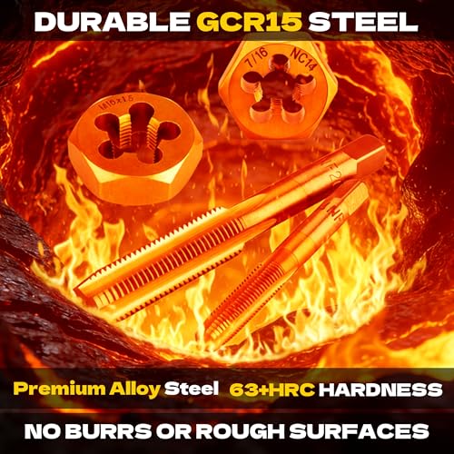 Thread Repair Kit with Rethreading Tools & Thread Chasers
